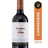 Vino Tinto Carmenere Reserva Botella 750 Ml Casillero Del Diablo