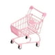 thumbnail image 4 of Mini Carrito De Compras Muebles De Casa De Muñecas Decoración De Escritorio Soporte De Maquillaje Caja De Almacenamiento Rosa, 4 of 5