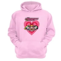 Genérico - Polerón Canguro Niñas Superpoderes Rosa Talla M Unisex