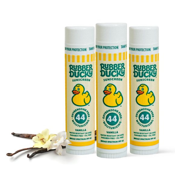 Bálsamo Labial Rubber Ducky SPF 44 Resistente al Agua - Pack de 3