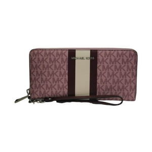Billetera Michael Kors Jet Set De Viaje Para Mujer Continental (Rosa Real Multicolor)