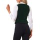 thumbnail image 3 of INSPIRE CHIC Chaleco de Mujer Steampunk de Terciopelo de Navidad sin Mangas con Botones Abajo Cuello en V Chalecos de Traje Verde Oscuro S, 3 of 6