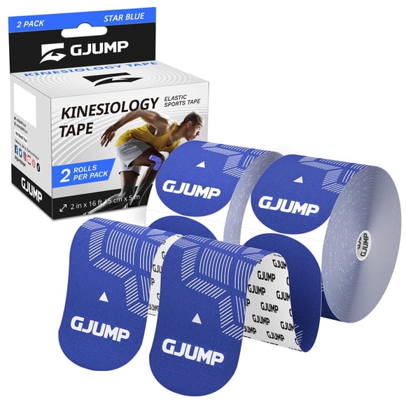 Cinta de kinesiología GJUMP Original, de algodón, elástica, 40 tiras