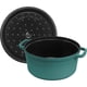 thumbnail image 2 of Horno holandés STAUB de hierro fundido, 7 litros, turquesa, fabricado en Francia, 2 of 5