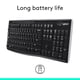 thumbnail image 3 of Teclado inalámbrico Logitech K270 para Windows, tamaño completo, 3 of 9