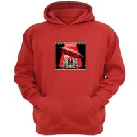 Genérico - Polerón Canguro Led Zeppelin Rojo Talla L Unisex