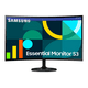 thumbnail image 1 of Monitor Curvo Samsung Essential S3, 27" FHD, 100Hz, 4ms GTG, 16:9, VGA, 2x HDMI, FreeSync, 1 of 5