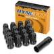 thumbnail image 1 of Rueda de ATV Lug Nuts dynofit M10 x 1.25, color negro, 16 unidades, con enchufe, 1 of 9