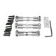 thumbnail image 4 of Vínculo De Varilla De Metal Para Coche RC De 6 Piezas Para Wltoys 124016 124017 DIY Accs Silver, 4 of 5