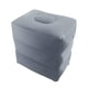 thumbnail image 1 of Reposapiés Inflable De 3 Capas, Taburete Para Pies, Almohada Para Viajar, Color Gris Claro, 1 of 5