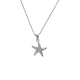 thumbnail image 1 of Collar de Estrella de Mar con Circones de Plata 925, 1 of 2