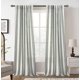 thumbnail image 1 of Cortinas DriftAway estilo rústico, lino con rayas anchas en gris, 213 cm, 1 of 8