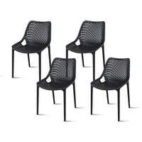 Klik Muebles - Pack De 4 Sillas De Terraza Air Berlín - Negras