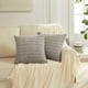thumbnail image 1 of Fundas De Cojines Gris Set X2 Cama Sillón Suave 45 X 45 Almohada, 1 of 7