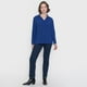 thumbnail image 4 of Blusa Mujer Camisera Navy Corona, 4 of 5