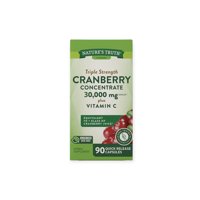 Natures Truth - Cranberry Concentrado 30000Mg + Vitamina C 90 Cps -