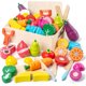 thumbnail image 1 of Set Comida de Madera Busy 32 Piezas Cocina Montessori, 1 of 3
