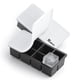 thumbnail image 3 of Moldes de Cubos de Hielo glacio 2-Pack Silicona Cubos Grandes, 3 of 7
