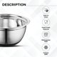 thumbnail image 5 of Juego de 5 tazones de mezcla Avador con tapas y base antideslizante, 5 of 7