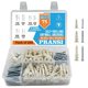 thumbnail image 1 of Kit de anclajes y tornillos para paneles de yeso PRANSI, 200 piezas, 3 tamaños, 1 of 7