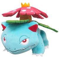 Total Click - Juguete Peluche Pokemon Venusaur 30Cm Azul Infantil