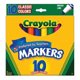 thumbnail image 1 of Crayola 10 Marcadores Clásicos de Línea Ancha (Paquete de 6), 1 of 5
