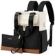 thumbnail image 1 of Monedero tipo mochila LOVEVOOK Convertible Mini negro y crema, juego de 2 piezas, 1 of 3