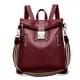 thumbnail image 2 of Women Backpack Multifunction Bags Anti theft lock High Quality Leather Women Crossbody Bag School Bags Travel Backpacks, 2 of 3