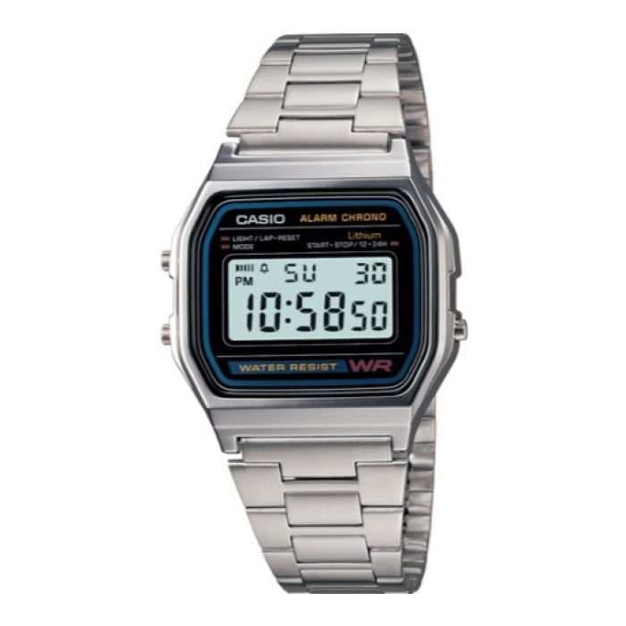 Reloj Digital Plateado Casio A-158wa-1
