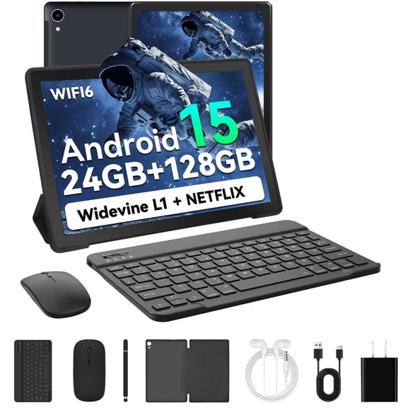 Tablet HiGrace 10,1" 24 GB de RAM 128 GB de ROM 1 TB, Android 15