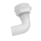 thumbnail image 3 of Manguera De 1 "de Plástico Blanco A Través Del Casco Conector De Montaje De 90 Grados Para Barco, 3 of 5