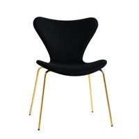 Habita2 Chile - Silla Jlove Velvet Gold - Negro