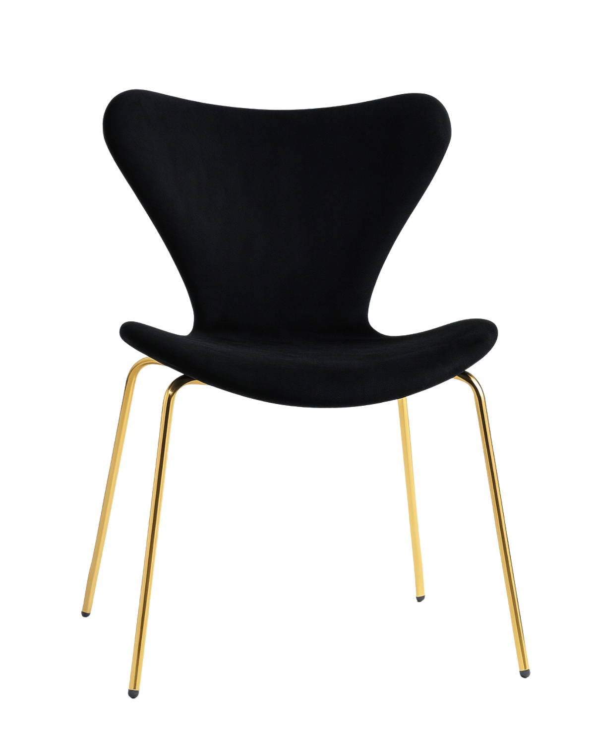 Habita2 Chile - Silla Jlove Velvet Gold - Negro