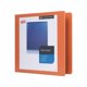 thumbnail image 2 of Binder Staples Standard con vista de 3 anillos, 2 pulgadas, naranja, 2 of 5