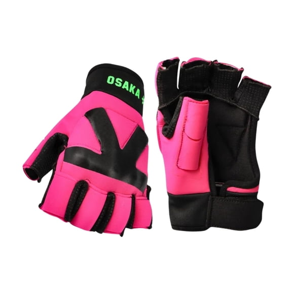 Guante Osaka Armadillo 4.0 para Hockey sobre Césped - Izquierdo, Rosa, Talla Pequeña