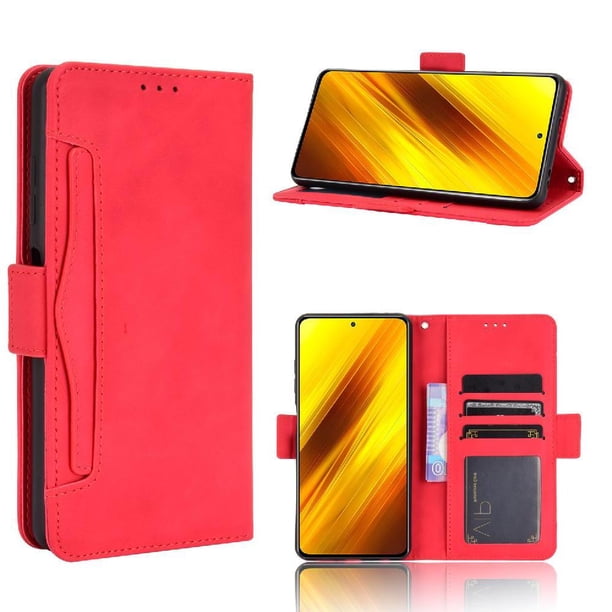 Funda Tipo Billetera FOXDOCK para Xiaomi POCO X3 PRO – Tapa Flip con Tarjetero