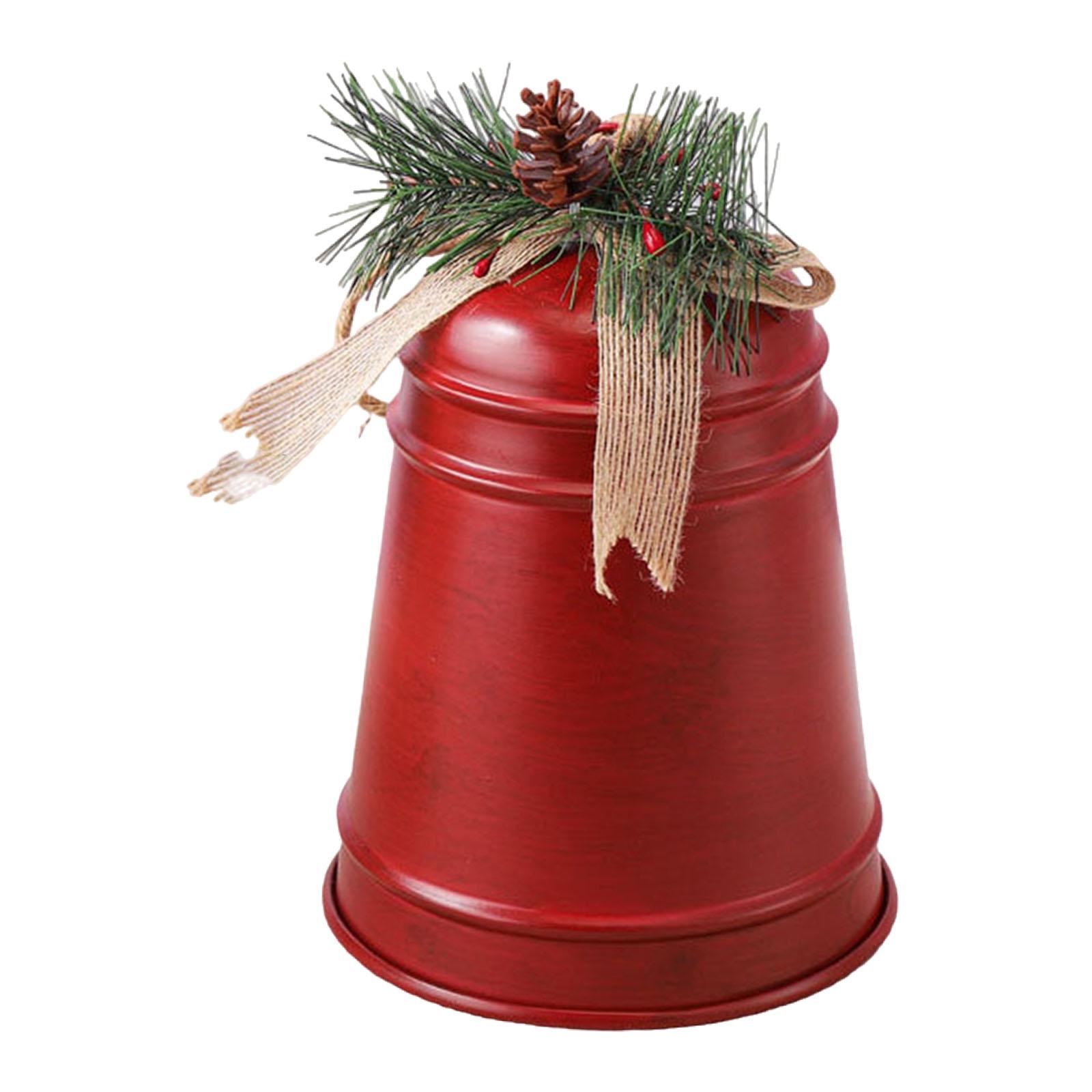 Magideal - Adorno Colgante De Campana De Navidad, Adorno Navideño, Colgante Con Dije, Adornos Colgantes Para Oficina, Restaurante, Celebración, Porche Y Patio Rojo Grande