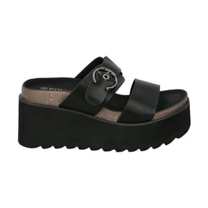 Sandalia Mujer Negro Nora Police