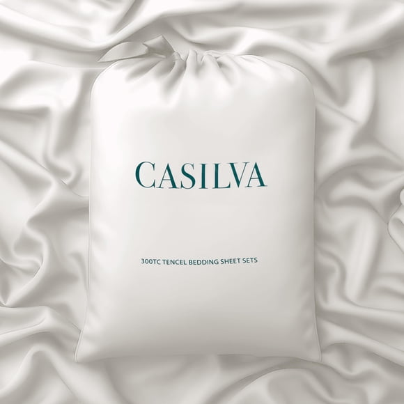 Juego de sábanas CASILVA Eucalyptus 100% Tencel Lyocell tamaño queen