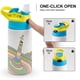 thumbnail image 4 of Oh, ¡los lugares a los que irás! Botella de Agua con Tapa Pop Top de Un Toque, Acero Inoxidable, a Prueba de Fugas, para Deportes, Botella Infantil azul 12 oz, 4 of 6