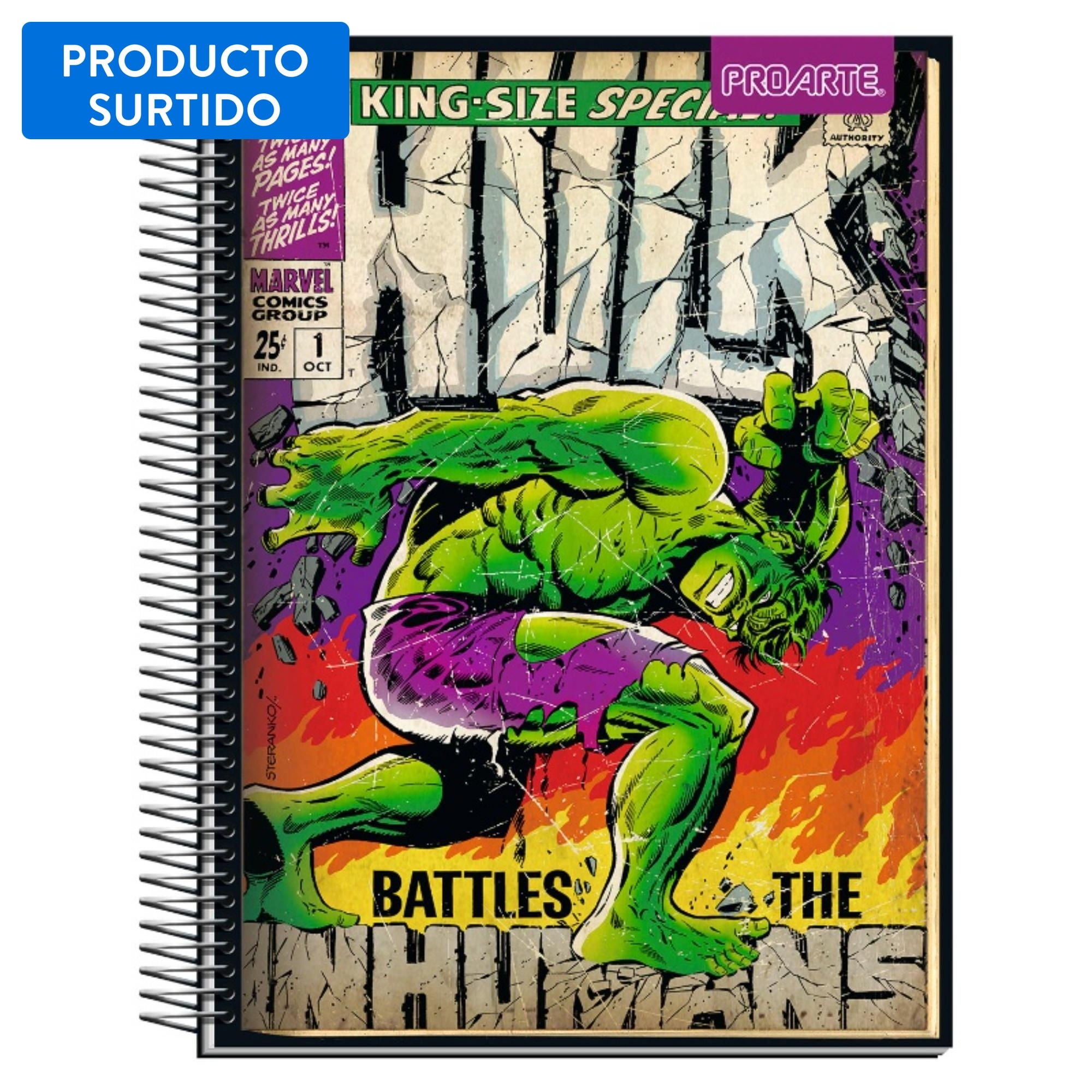 Cuaderno Marvel, Producto Surtido 1 Un Proarte