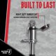 thumbnail image 5 of Pasador de bloqueo para enganche de remolque BulletProof de 5/8" en acero inoxidable, 5 of 5