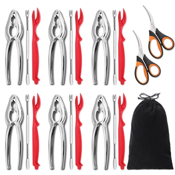 Set de Cascanueces para Cangrejo HIWARE de 20 Piezas - Herramientas para Mariscos