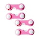 thumbnail image 1 of Pack 4 Seguros Traba Puertas Muebles Cajones Rosado, 1 of 3