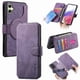 thumbnail image 1 of Funda Billetera Magnética para Samsung Galaxy A06 Soporte Tarjetas Desmontable Morado, 1 of 6