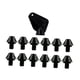 thumbnail image 4 of 12 Uds. Zapatos de Rugby, Tachuelas para Zapatos de Fútbol, ​​clavos Profesionales Antideslizantes M6, para Botas de Fútbol, ​​zapatos de Pista, Altura 8mm, 4 of 5
