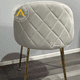 thumbnail image 3 of Pack 2 Sillas Sitiales Nordic Felpa Gold - Beige, 3 of 3