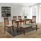 thumbnail image 1 of Juego De Comedor Qatar 1400 + 4 Sillas + 1B Marron V, 1 of 9