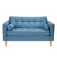 thumbnail image 1 of Sofa Retro 2c Felpa 05 Azul Petroleo, 1 of 6