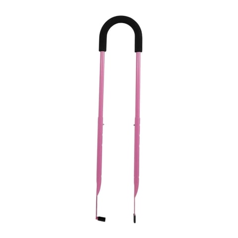 Magideal - Mango De Entrenamiento Para Bicicleta, Mango De Empuje Para Aprendizaje De Bicicleta, Fácil De Instalar, Barra De Empuje De Equilibrio, Barra De Empuj Rosa